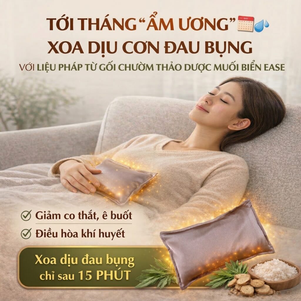 Chườm bụng kinh