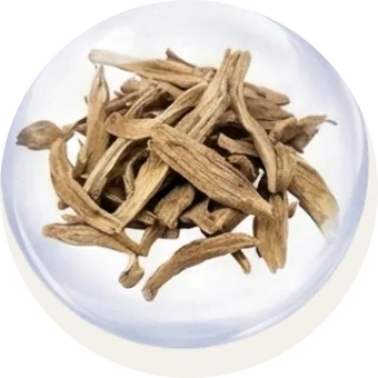 Ngưu tất trong gối chườm muối biển thảo dược