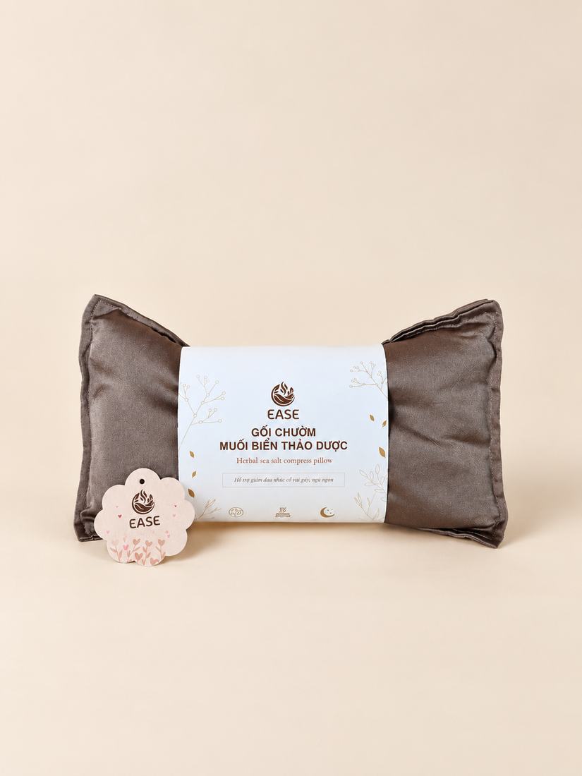 Gối chườm muối biển thảo dược EASE khoảng 700g